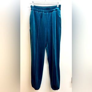 INC Velvet Joggers in Teal